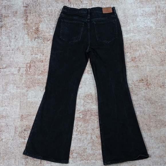 Madewell The Perfect Vintage Flare Jean Black Bootcut Jeans Womens Sizs 28 - Picture 7 of 10